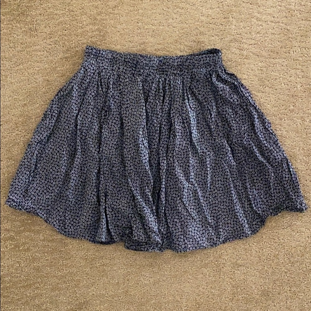 Brandy Melville Mini Flower Skirt- Black, Grey